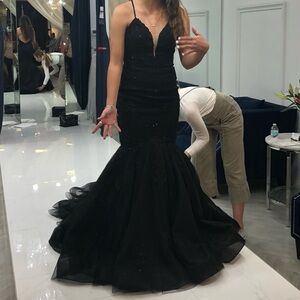 Elegant Black Evening Gown